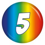 fünf Regenbogen